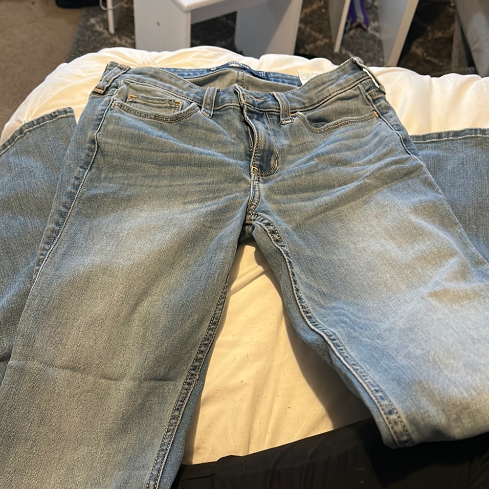 Hollister low rise boot cut jeans